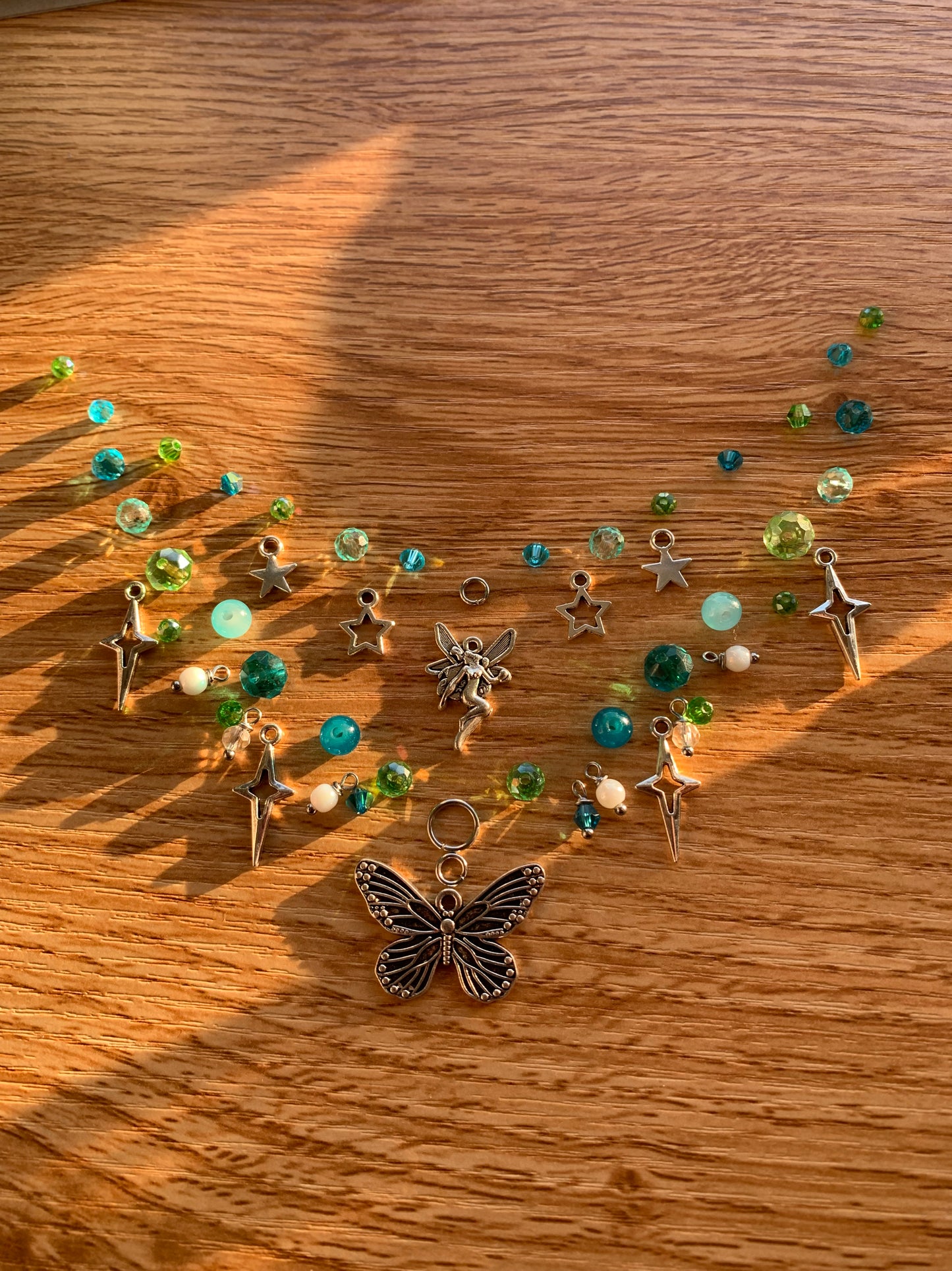 Double layer fae necklace ✨🌀🧚🏻‍♂️🦋🌱